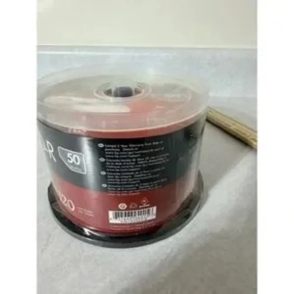 HP DVD-R 50-Pack in Black and Red Spindle